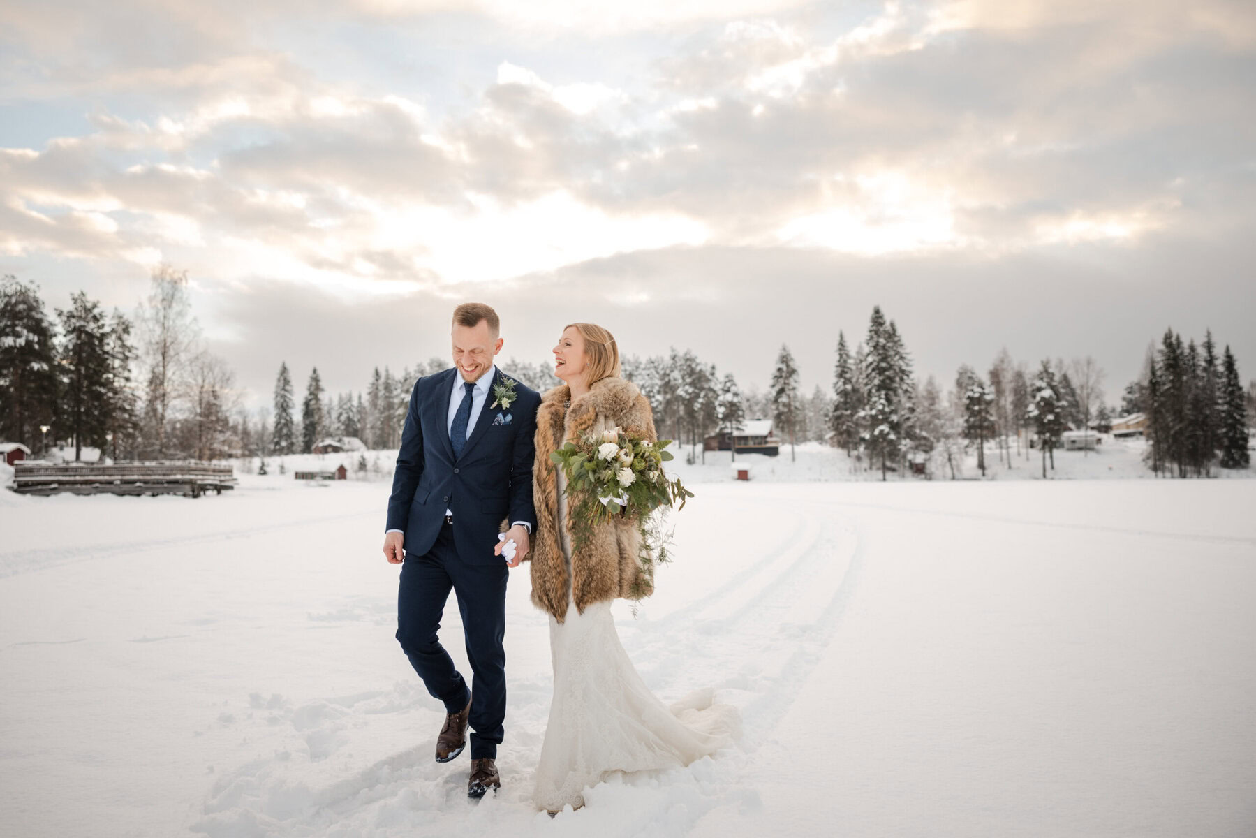Vinterbröllop på Sörbyn Lodge